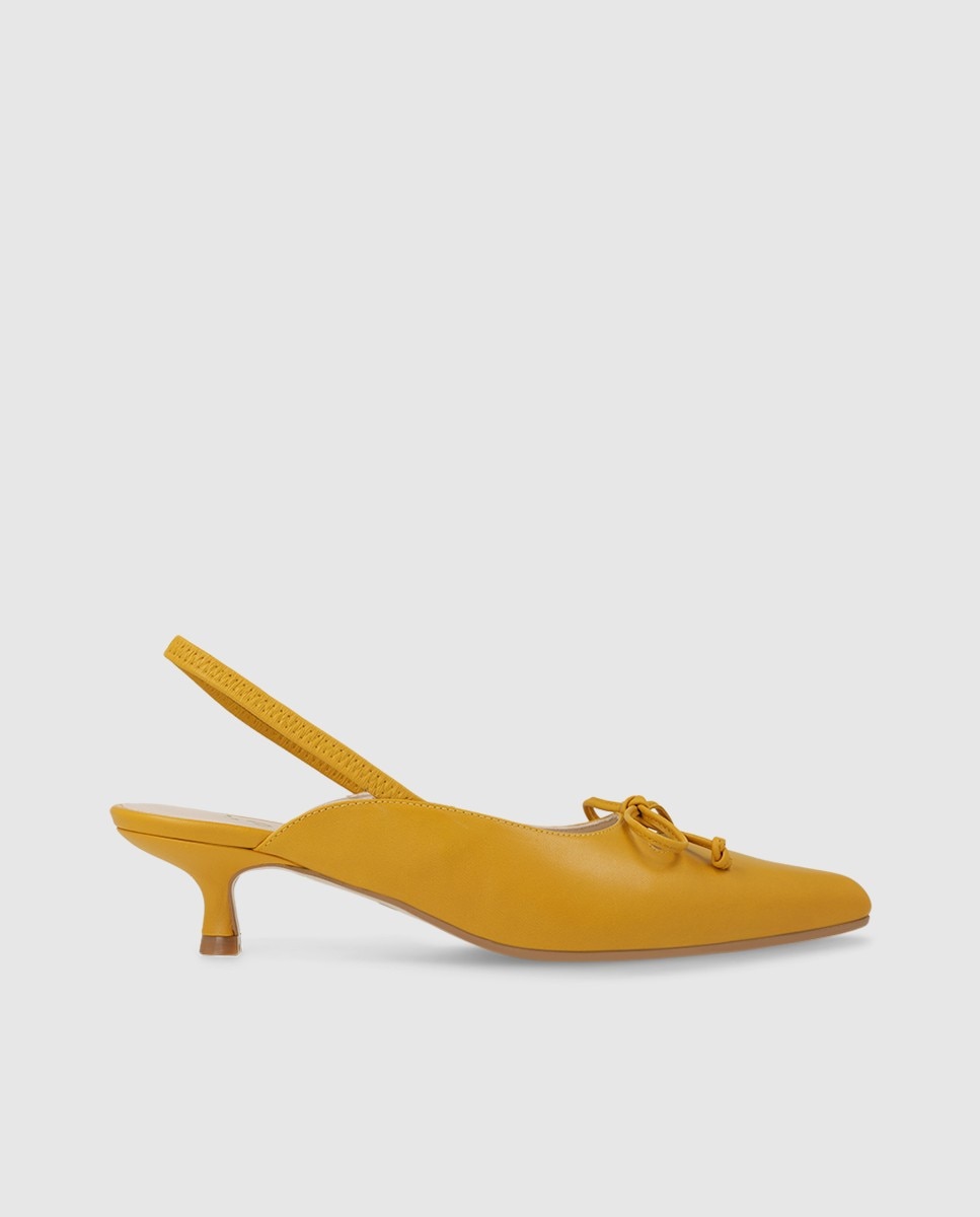 Lodi - Mules de mujer en piel con lazo.