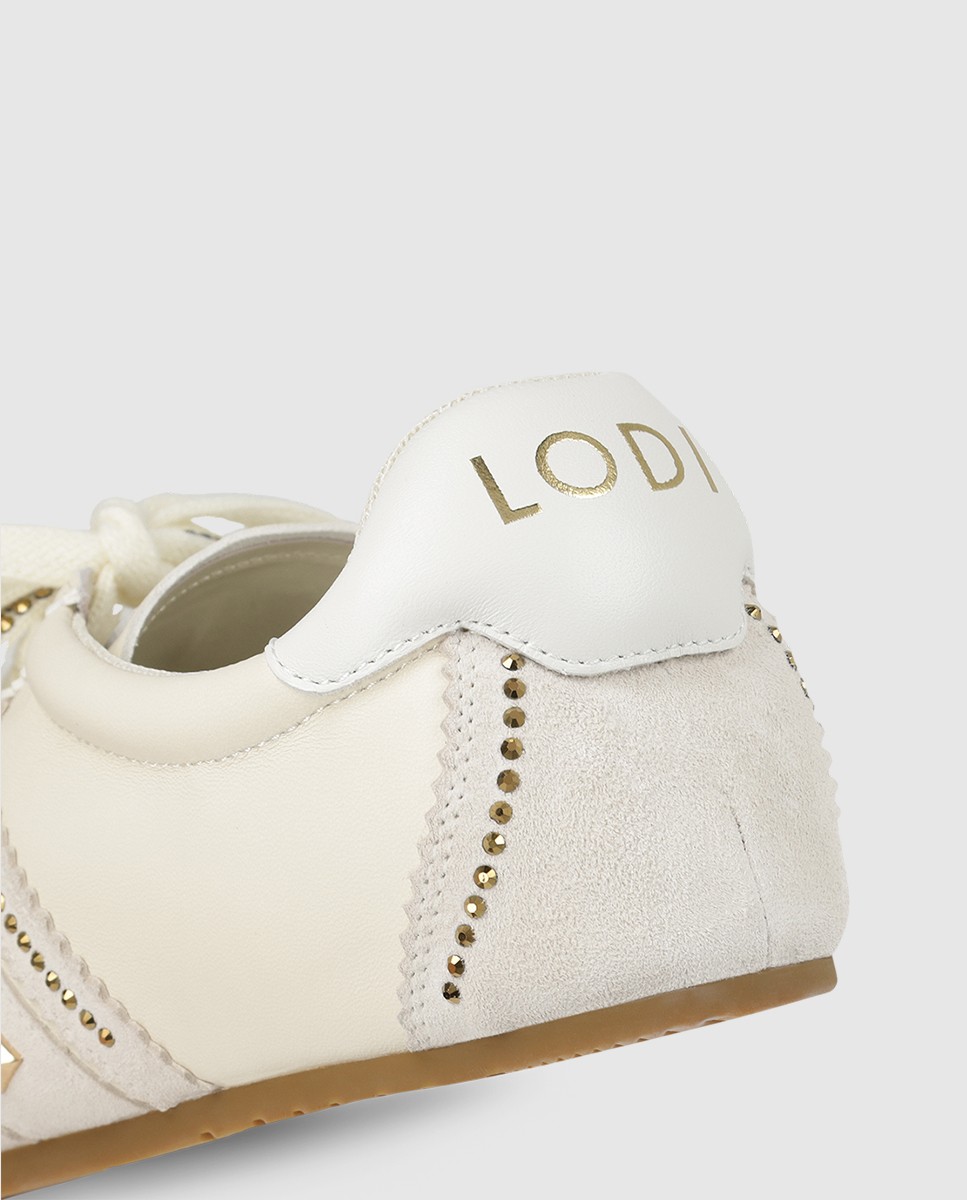 Zapatillas mujer leopardo negro | Animal print LODI - Blanco Blanco-2