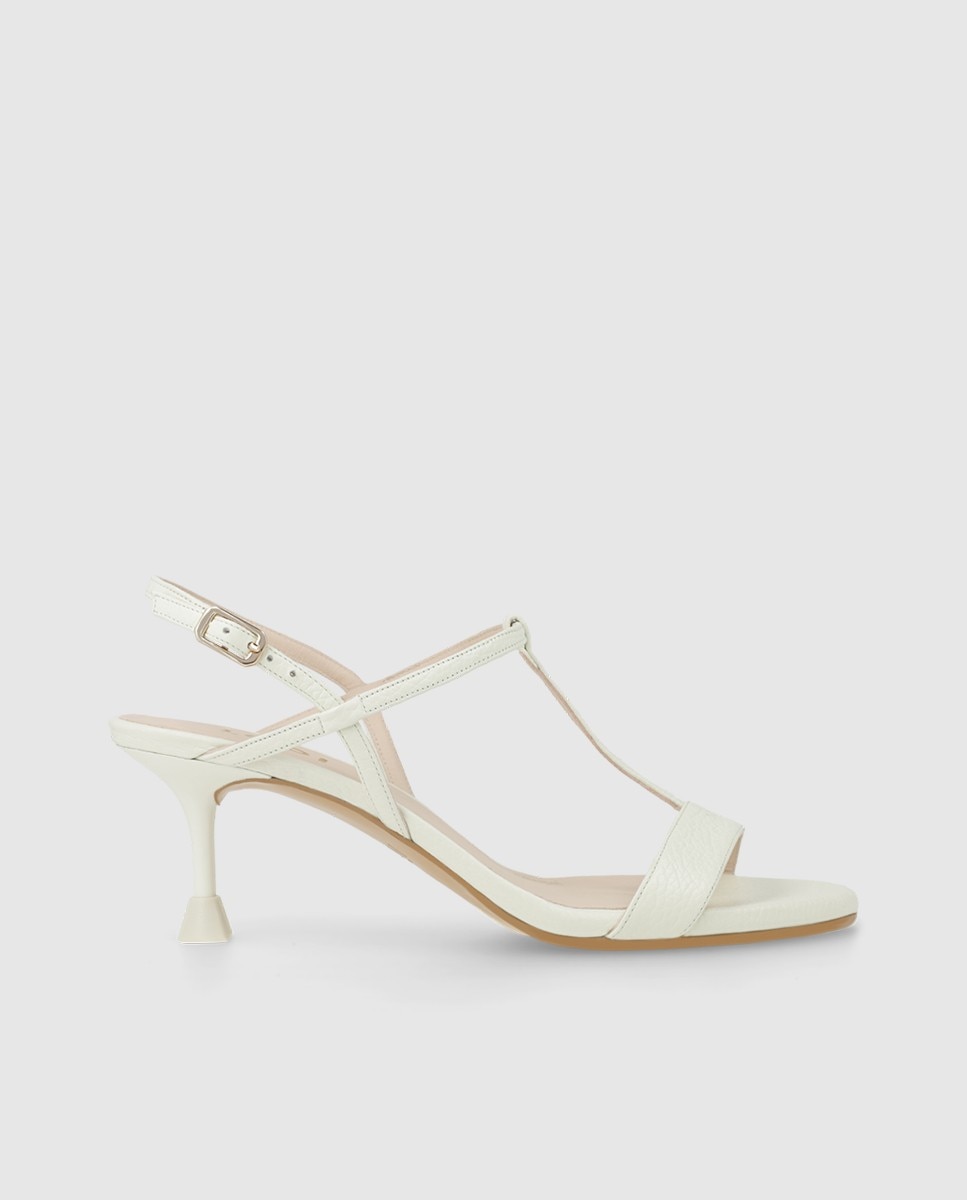 Lodi - Sandalias de mujer con tacón en piel.