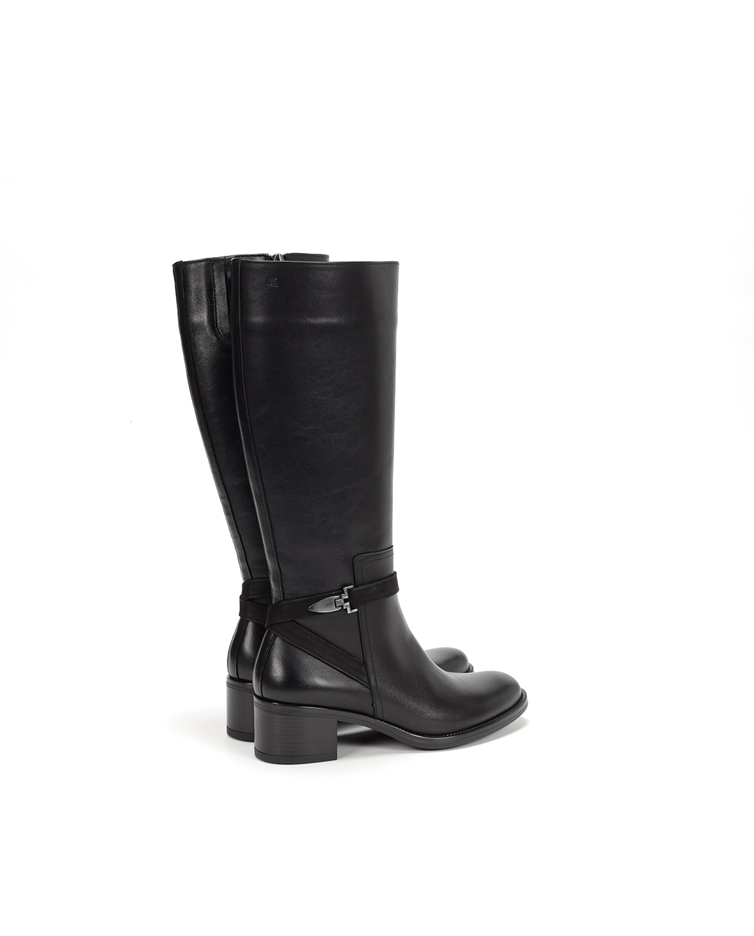 Botas de mujer fabricados en piel - Fluchos - Negro Negro-2