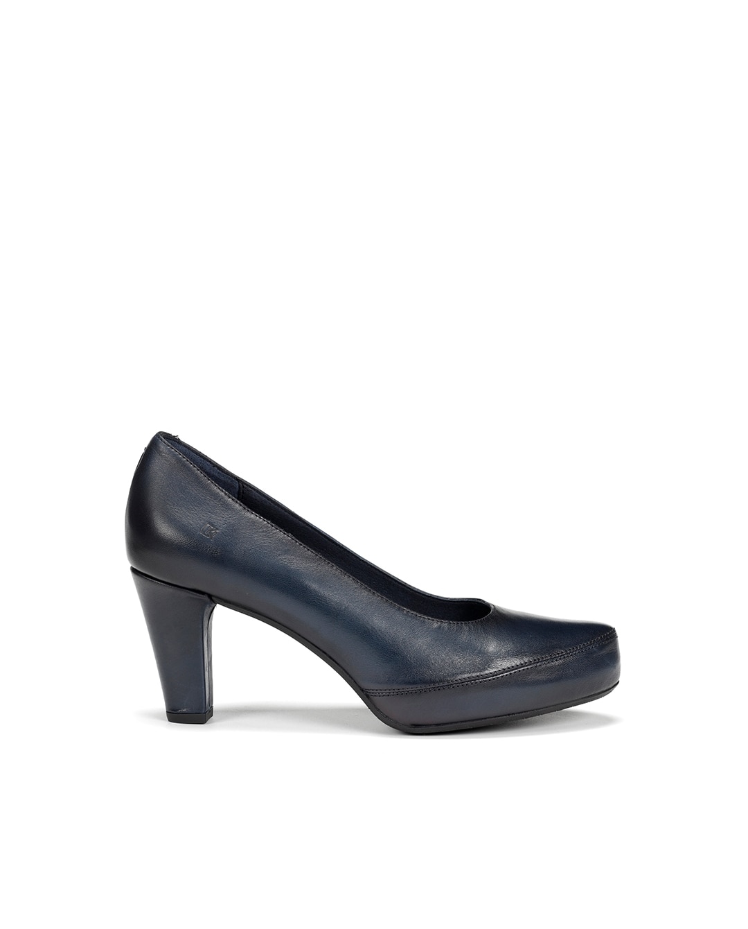 Imagen 0 de Zapatos de salón de mujer  fabricados en piel Azul