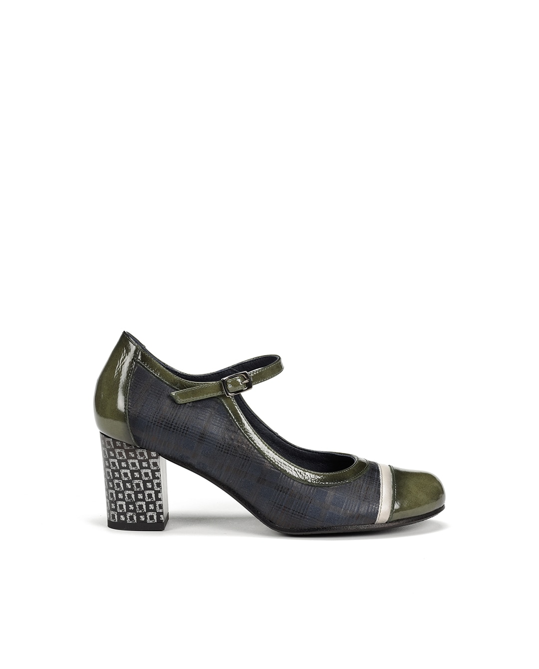 Zapatos de salón de mujer fabricados en textil - Fluchos - Azul Azul-1