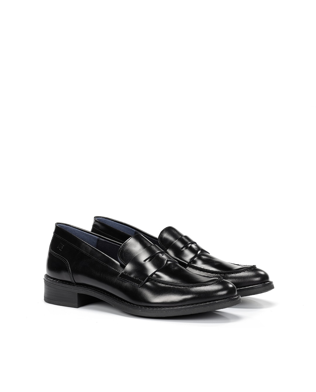Mocasines de mujer fabricados en piel - Fluchos - Negro Negro-2