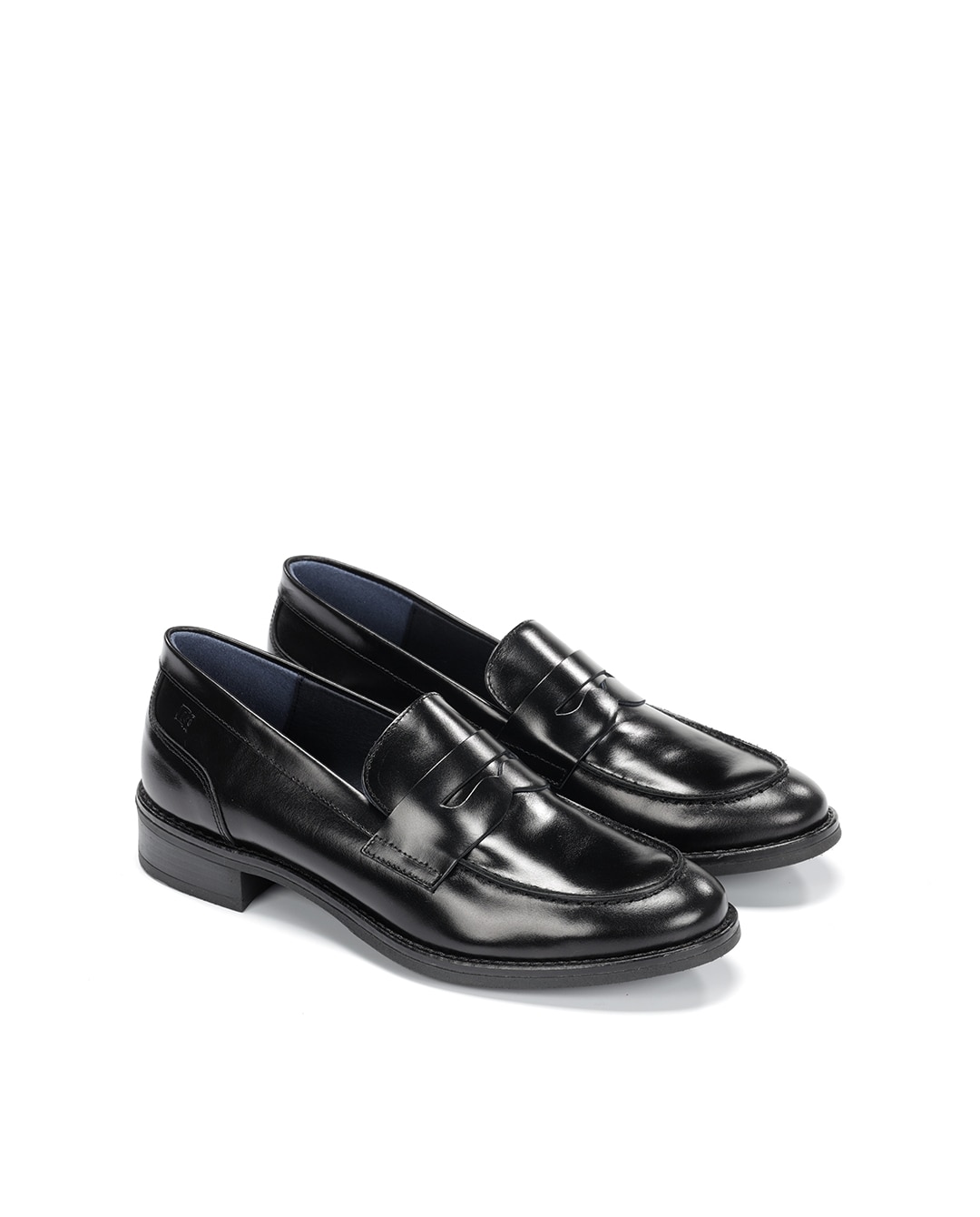 Mocasines de mujer fabricados en piel - Fluchos - Negro Negro-4