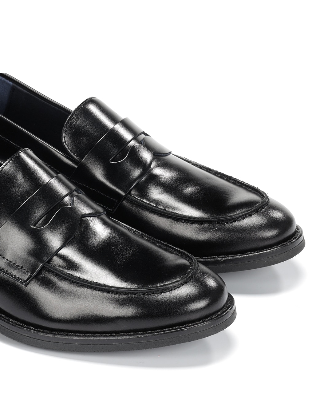 Mocasines de mujer fabricados en piel - Fluchos - Negro Negro-6