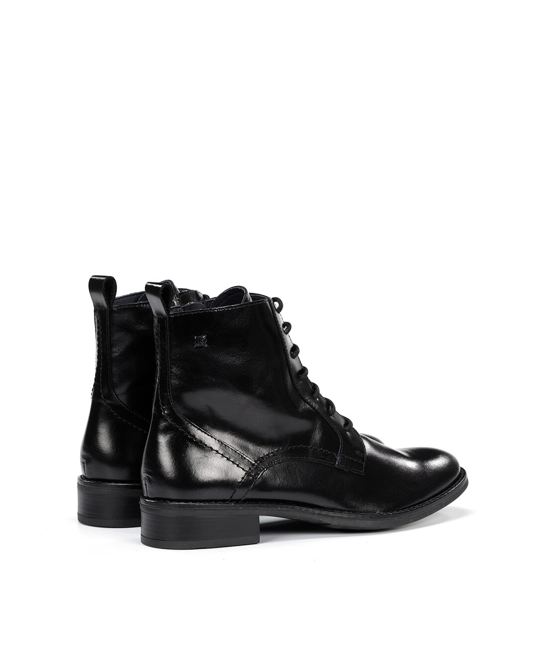 Botines de mujer fabricados en piel - Fluchos - Negro Negro-3
