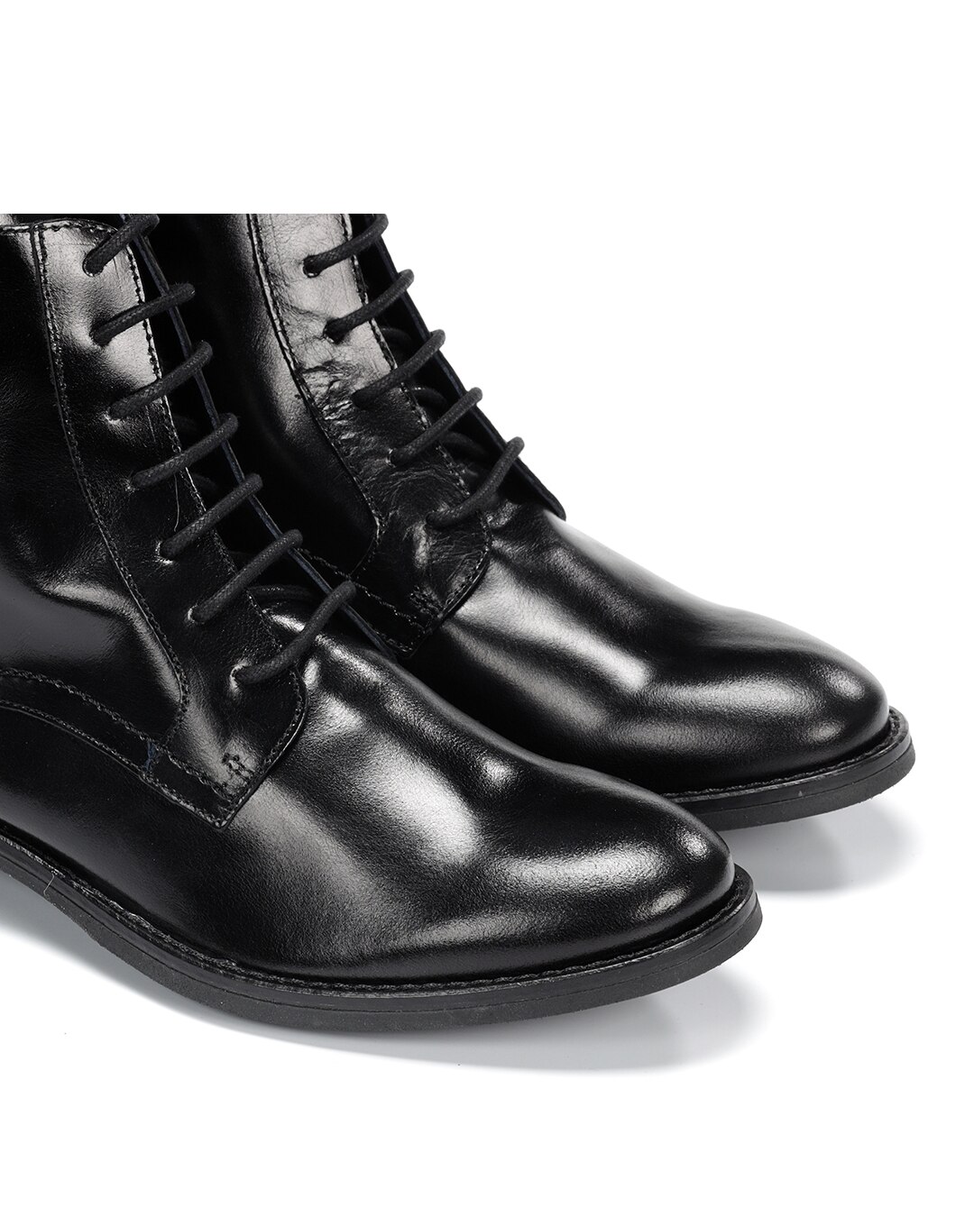Botines de mujer fabricados en piel - Fluchos - Negro Negro-6