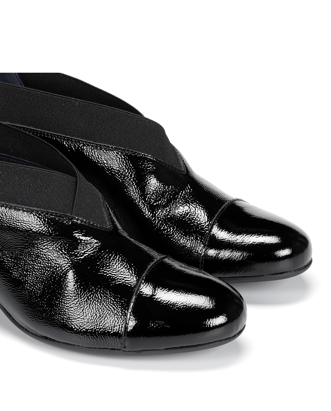 Zapatos de cordones de mujer fabricados en charol - Fluchos - Negro Negro-6