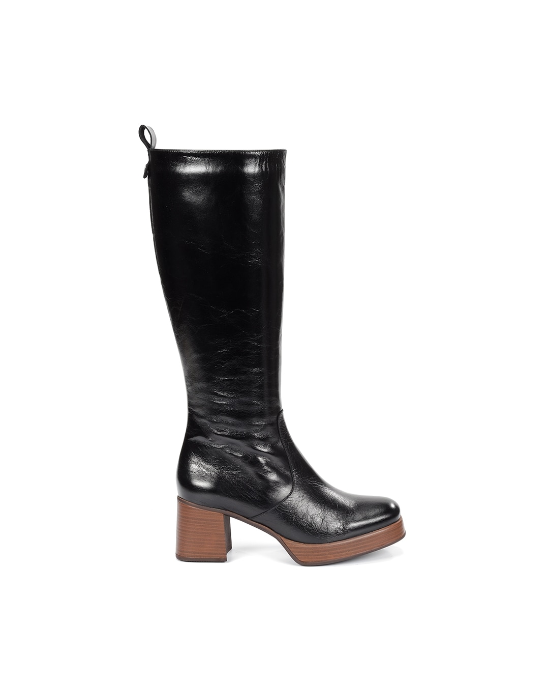 Botas de mujer fabricados en piel - Fluchos - Negro Negro-1