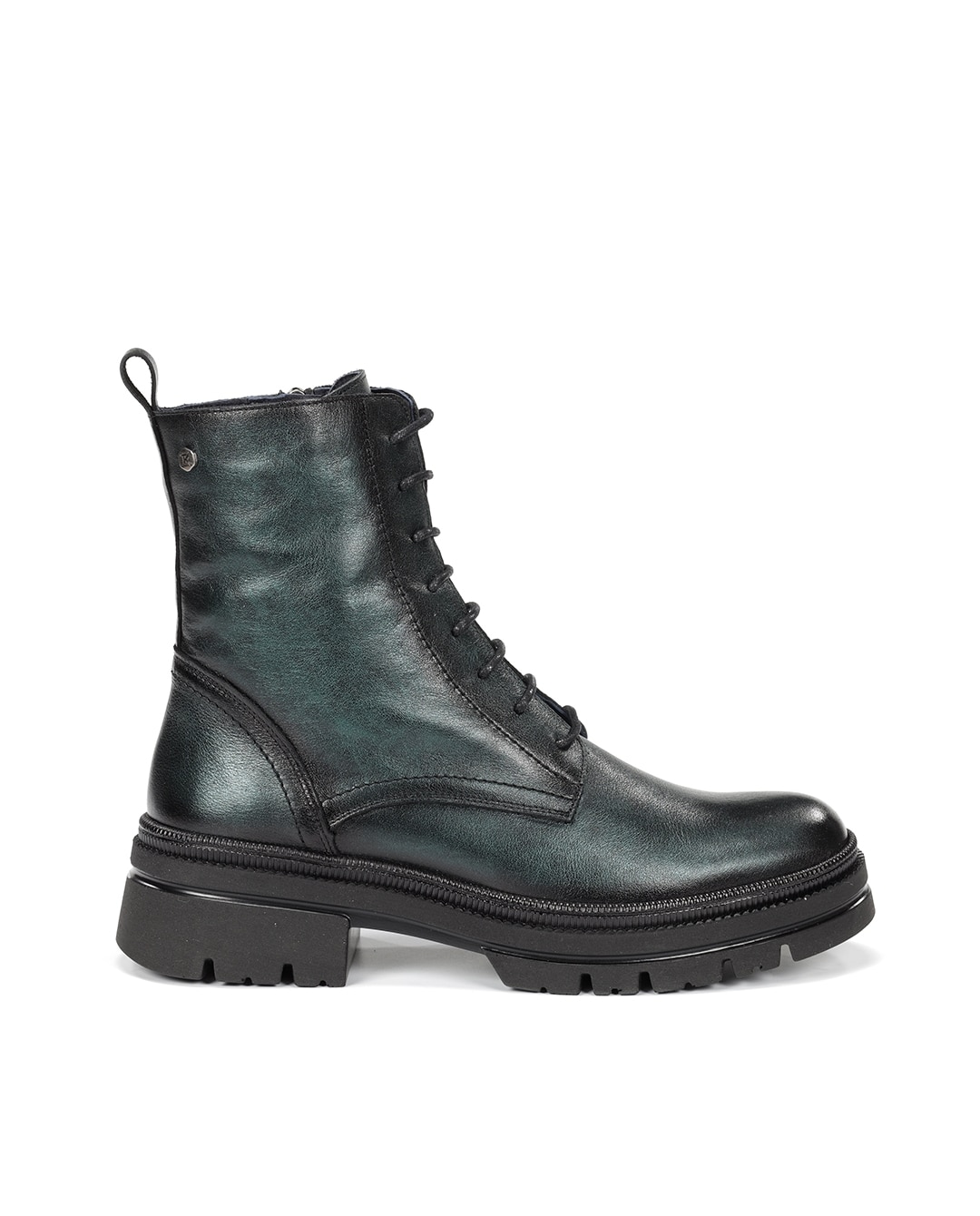 Botines de mujer fabricados en piel - Fluchos - Verde Verde-1