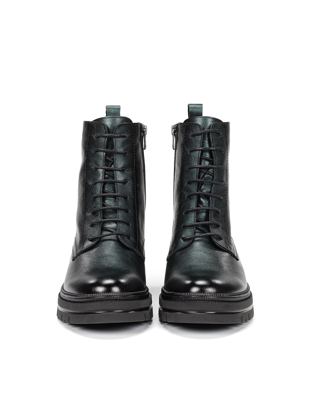 Botines de mujer fabricados en piel - Fluchos - Verde Verde-3