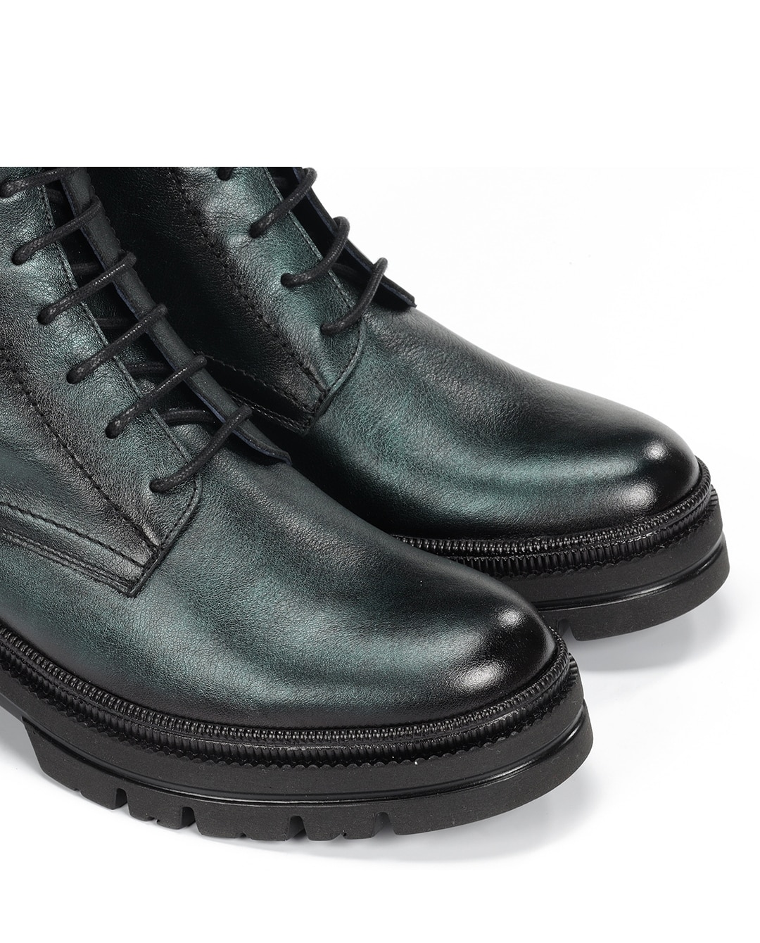 Botines de mujer fabricados en piel - Fluchos - Verde Verde-6