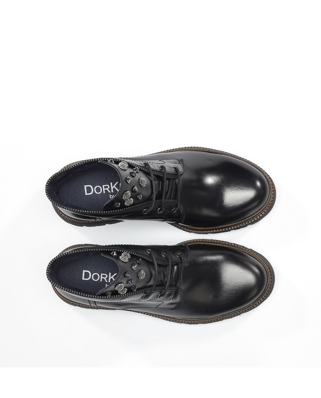 Botines de mujer fabricados en piel - Fluchos - Negro Negro-5