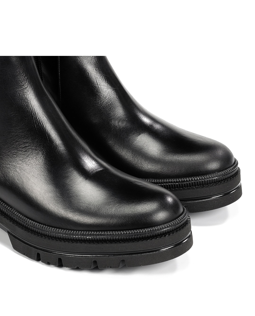 Botines de mujer fabricados en piel - Fluchos - Negro Negro-6