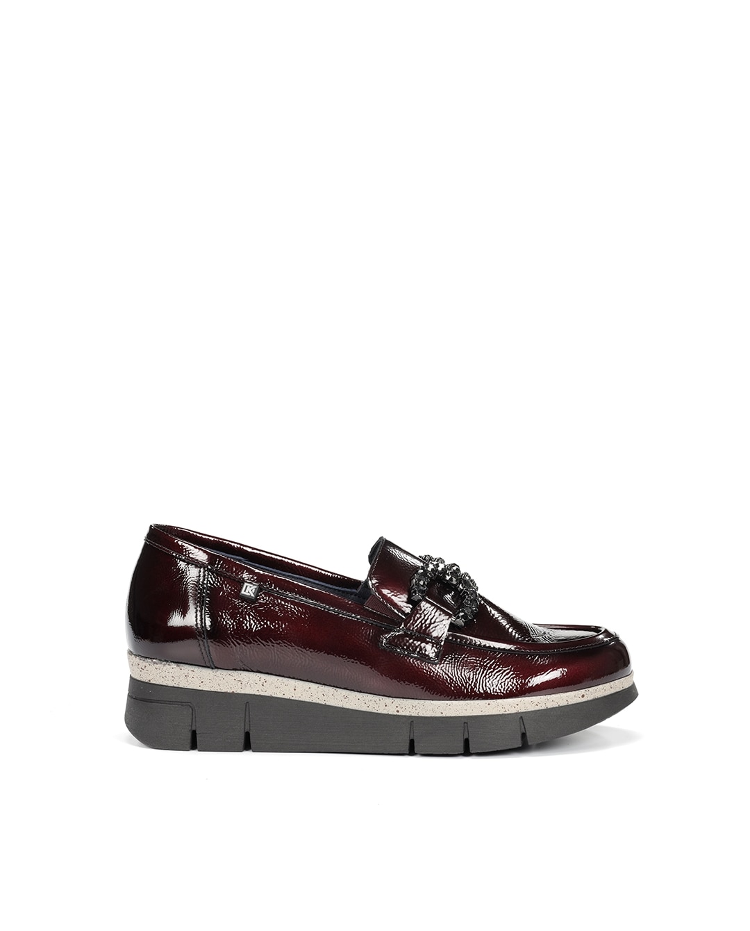 Mocasines de mujer fabricados en charol - Fluchos - Morado Morado-1