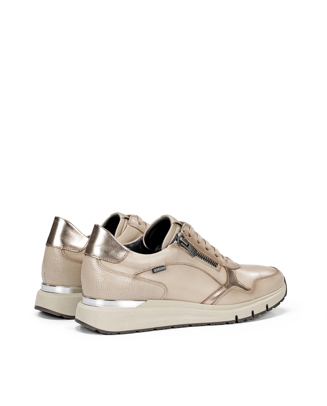 Zapatos de cordones de mujer fabricados en piel - Fluchos - Marrón Marrón-3