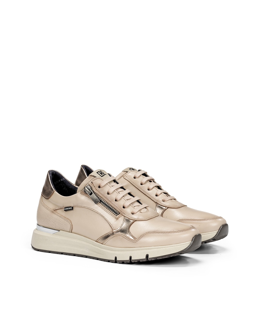 Zapatos de cordones de mujer fabricados en piel - Fluchos - Marrón Marrón-2