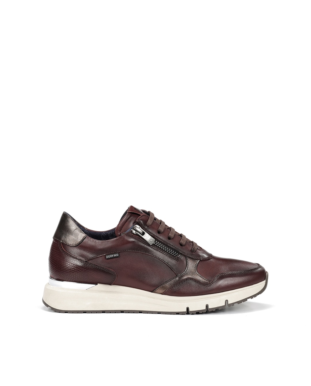 Zapatos de cordones de mujer fabricados en piel - Fluchos - Morado Morado-1