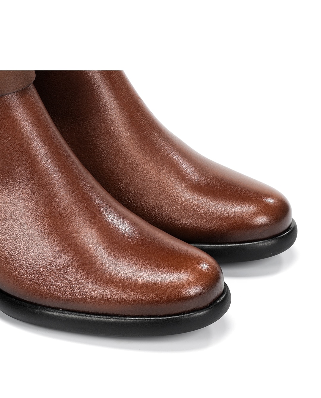 Botines de mujer fabricados en piel - Fluchos - Marrón Marrón-6
