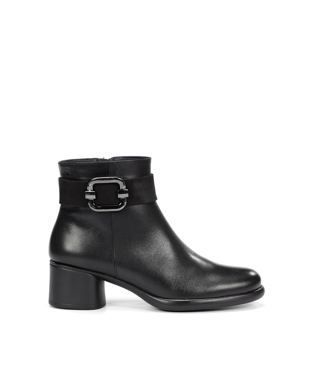 Botines de mujer fabricados en piel - Fluchos - Negro Negro-1