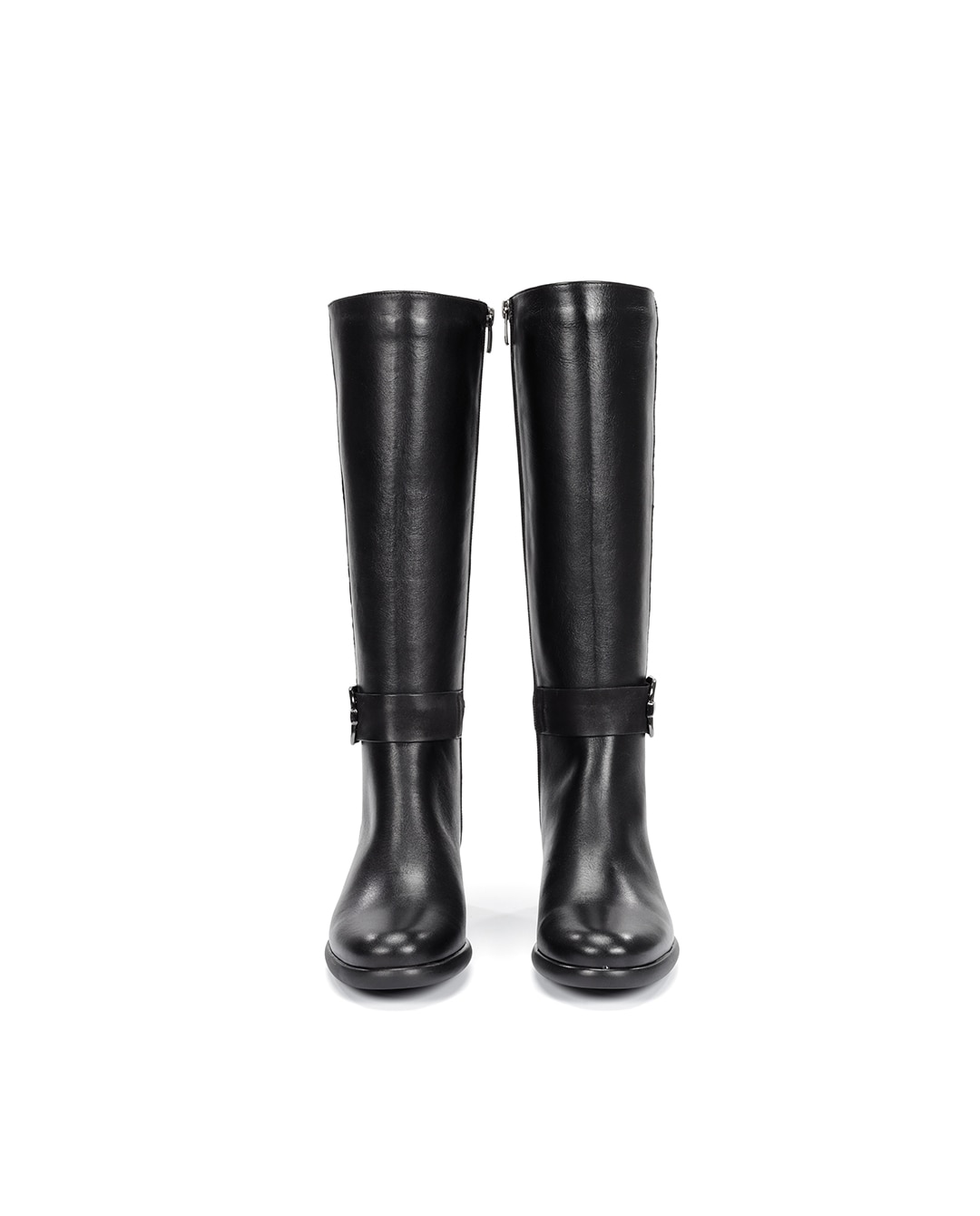 Botas de mujer fabricados en piel - Fluchos - Negro Negro-3