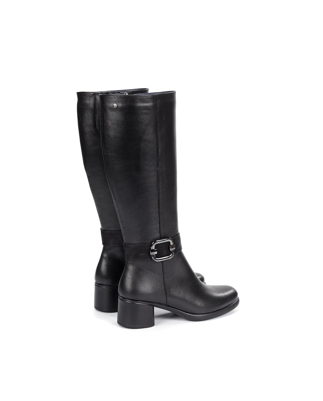 Botas de mujer fabricados en piel - Fluchos - Negro Negro-4