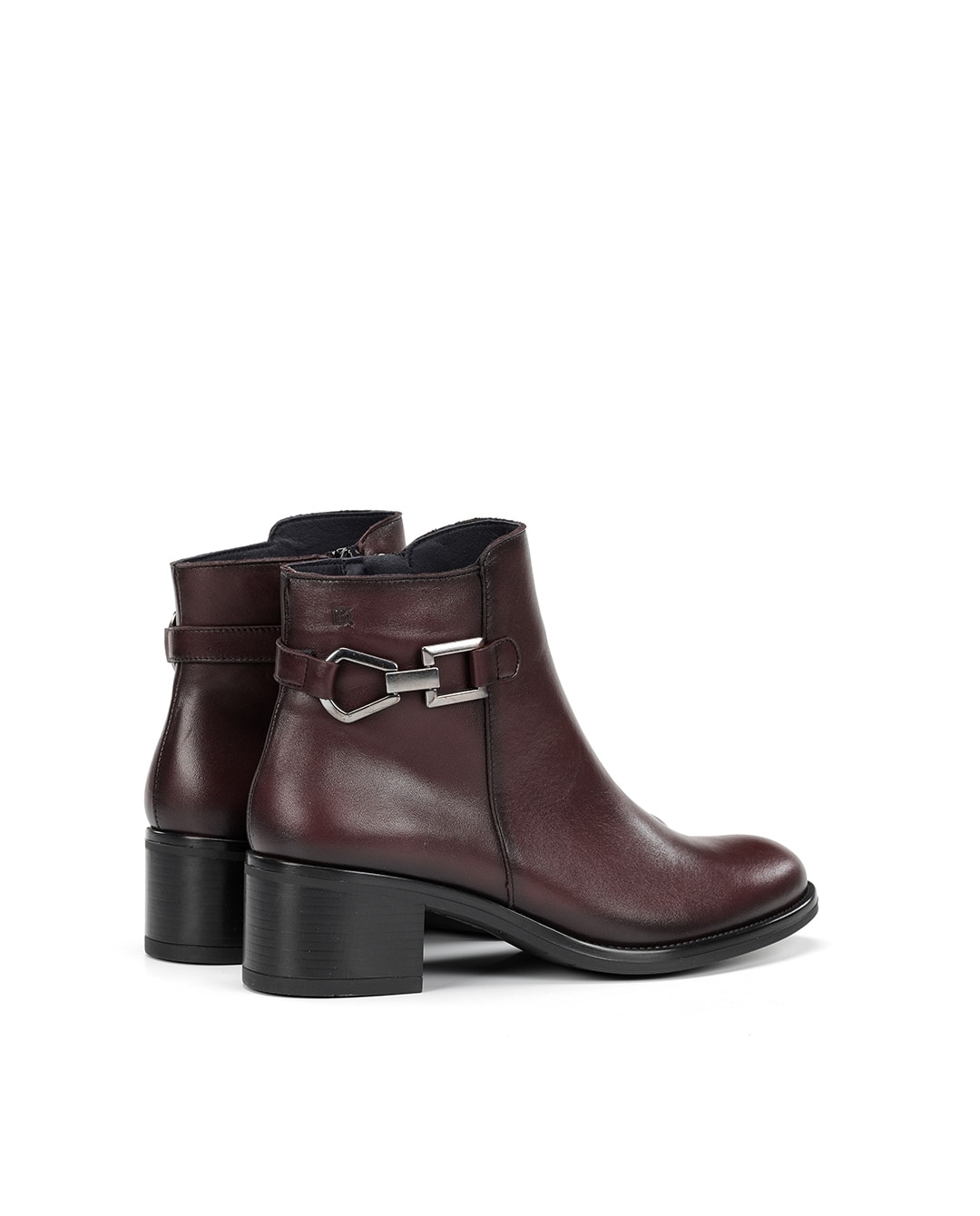 Botines de mujer fabricados en piel - Fluchos - Morado Morado-2