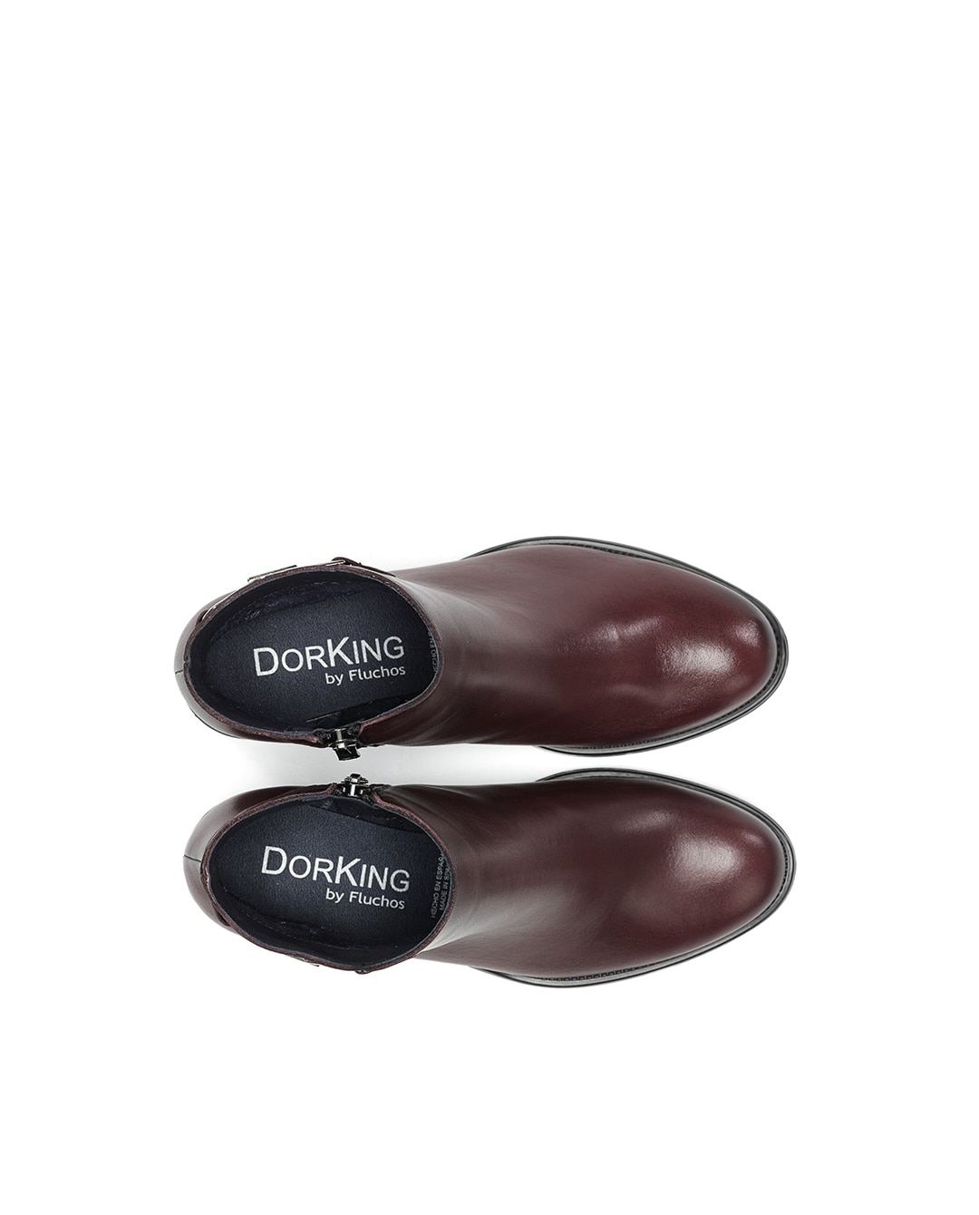 Botines de mujer fabricados en piel - Fluchos - Morado Morado-5