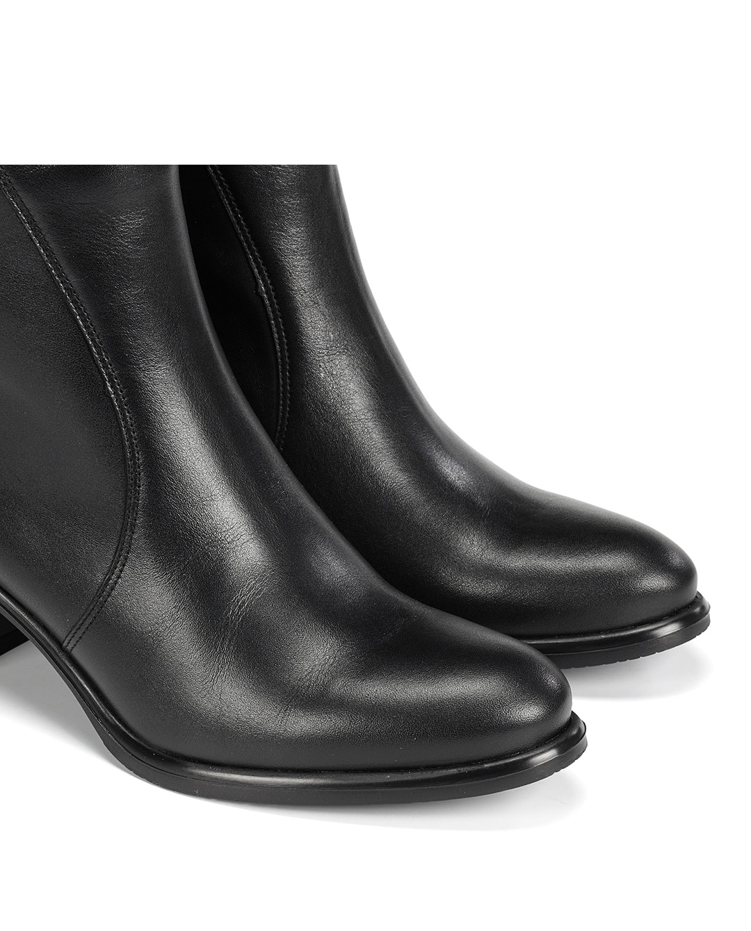 Botines de mujer fabricados en piel - Fluchos - Negro Negro-6