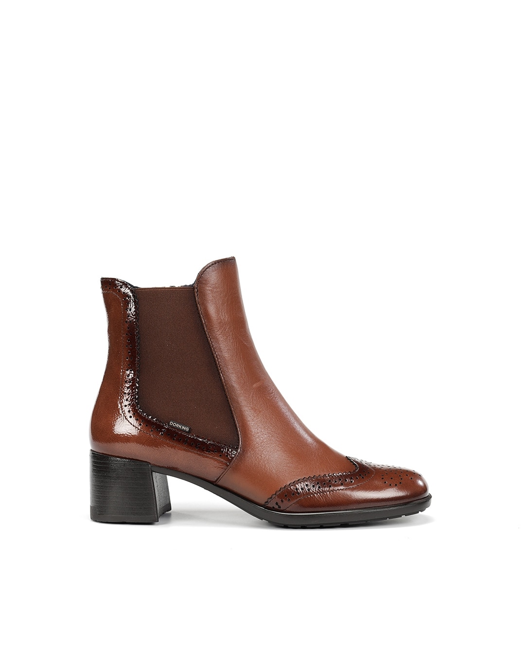 Botines de mujer fabricados en charol - Fluchos - Marrón Marrón-1
