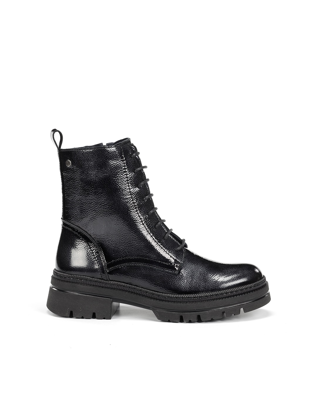 Botines de mujer fabricados en charol - Fluchos - Gris Gris-1