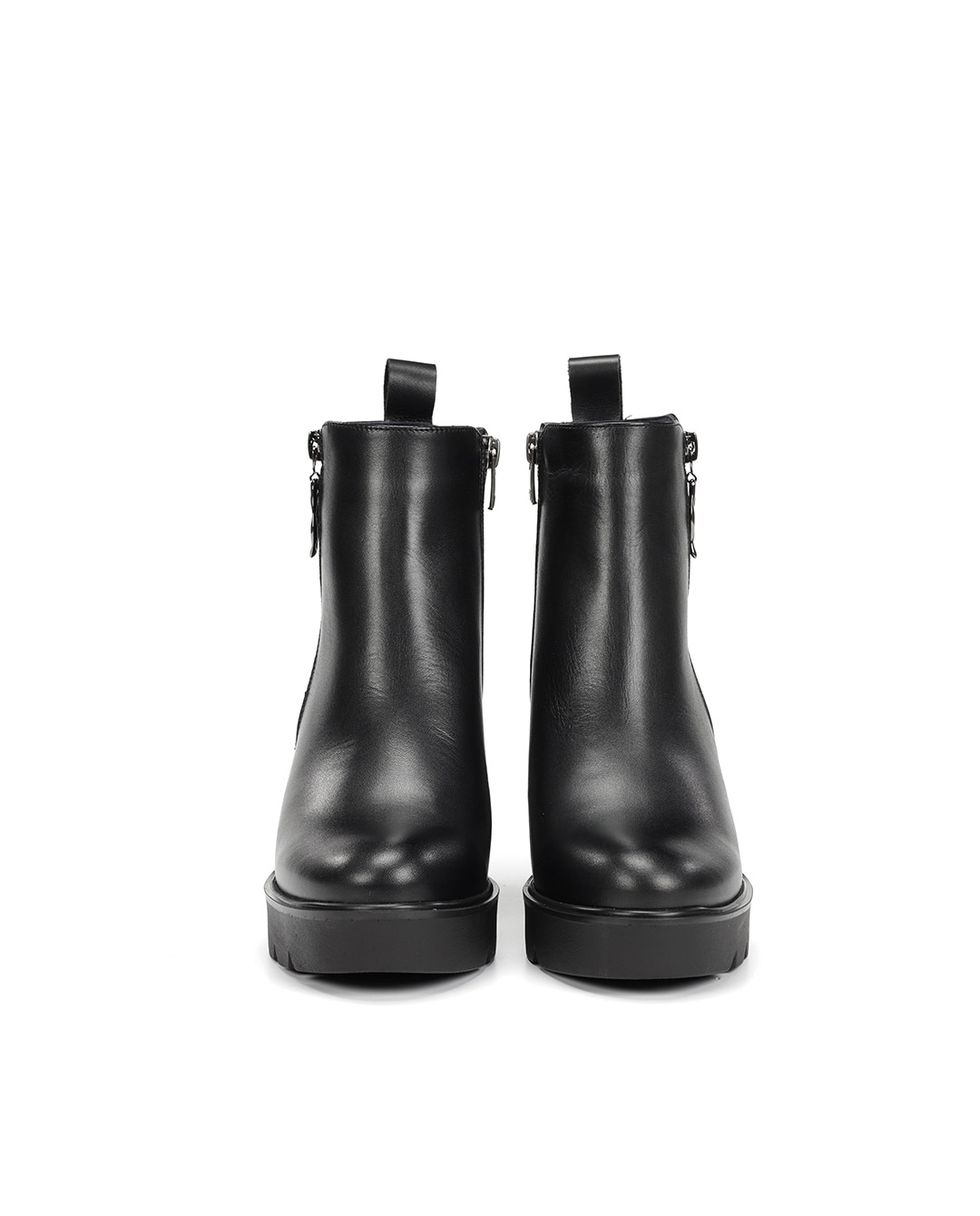 Botines de mujer fabricados en piel - Fluchos - Negro Negro-2