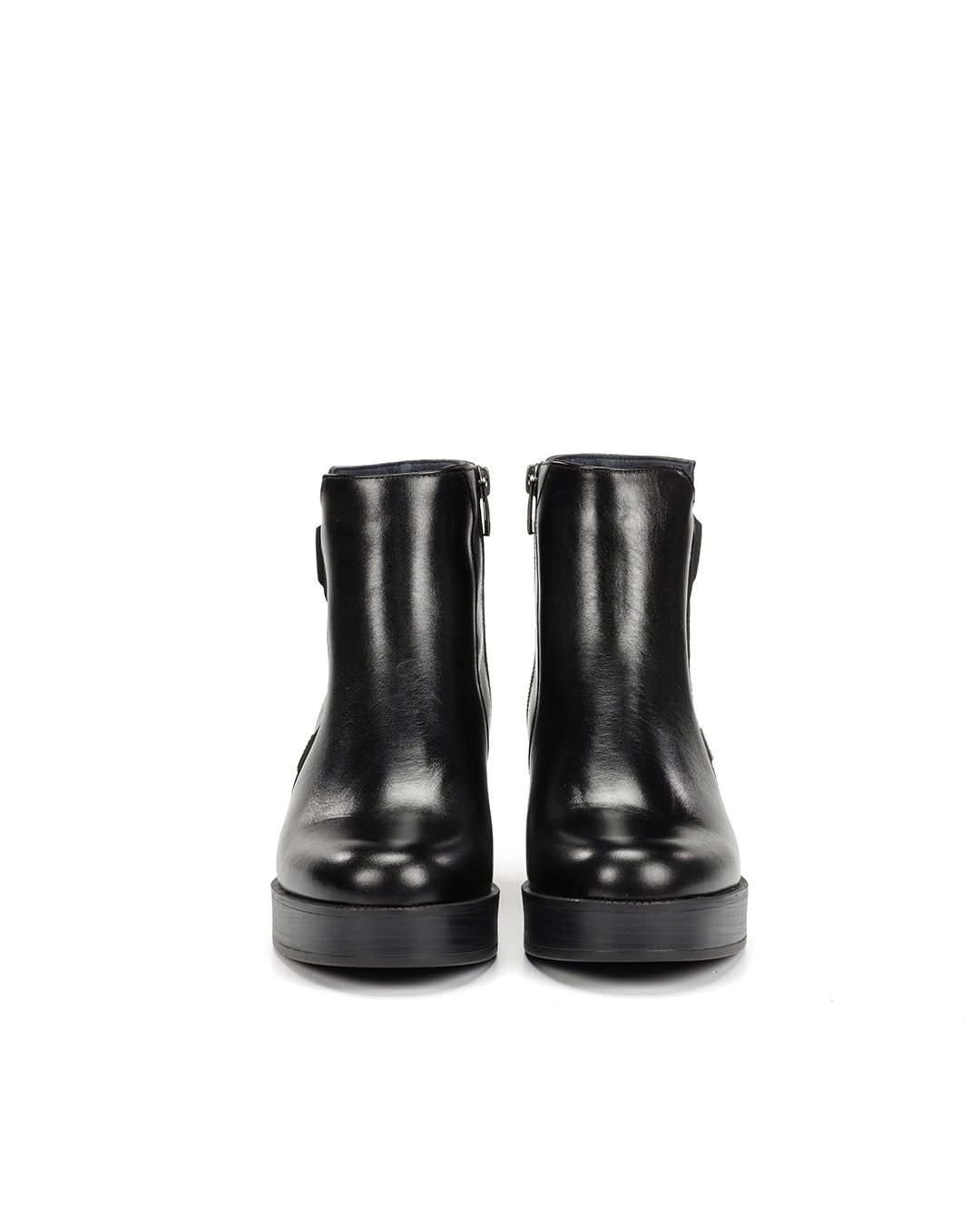 Botines de mujer fabricados en piel - Fluchos - Negro Negro-2