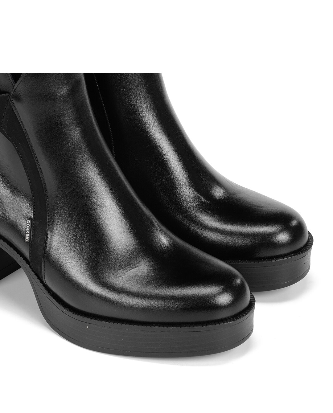 Botines de mujer fabricados en piel - Fluchos - Negro Negro-6