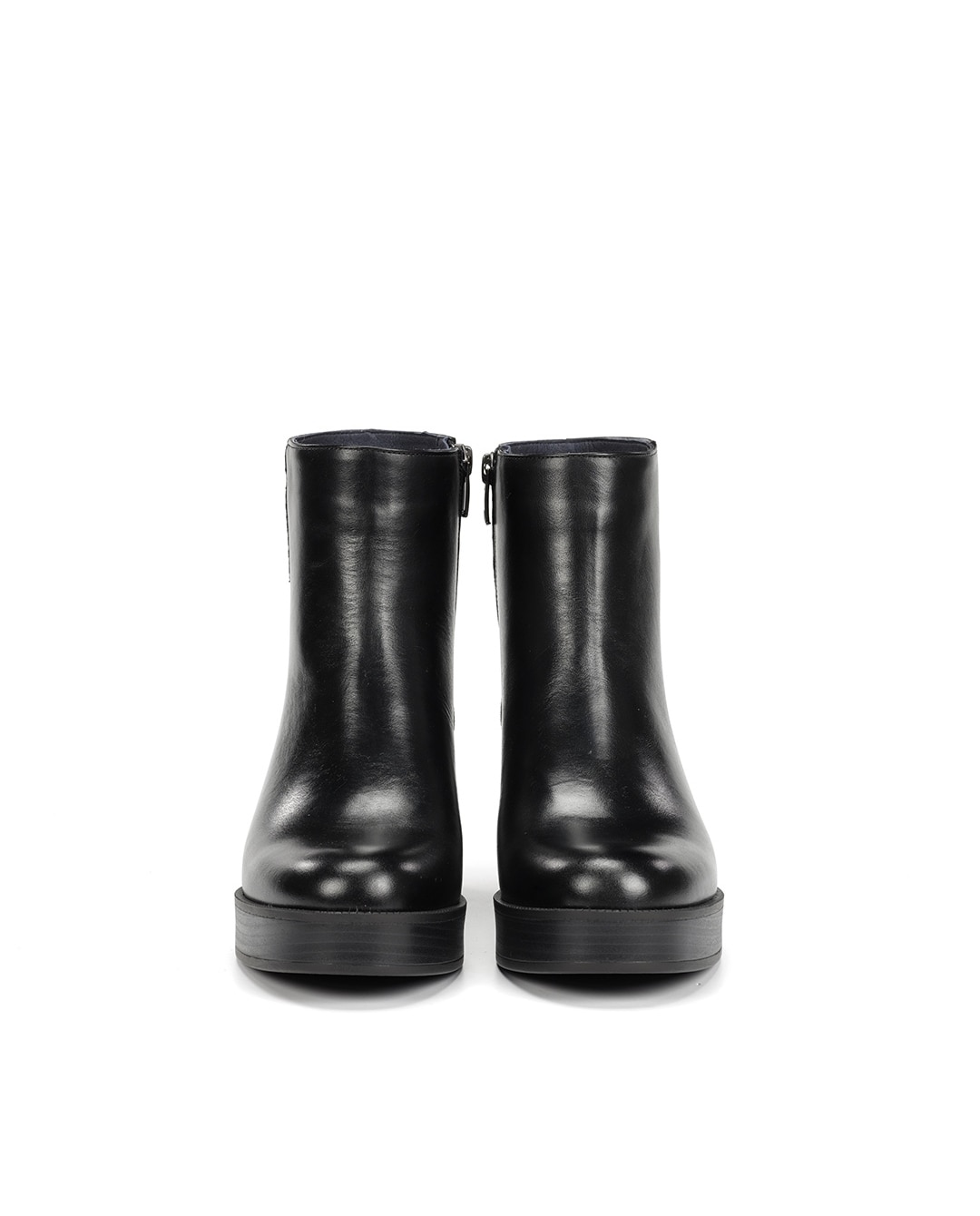 Botines de mujer fabricados en piel - Fluchos - Negro Negro-2