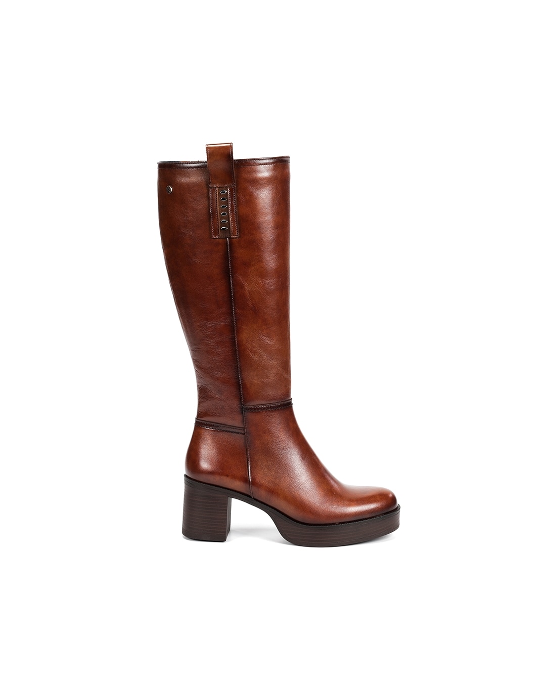 Botas de mujer fabricados en piel - Fluchos - Marrón Marrón-1