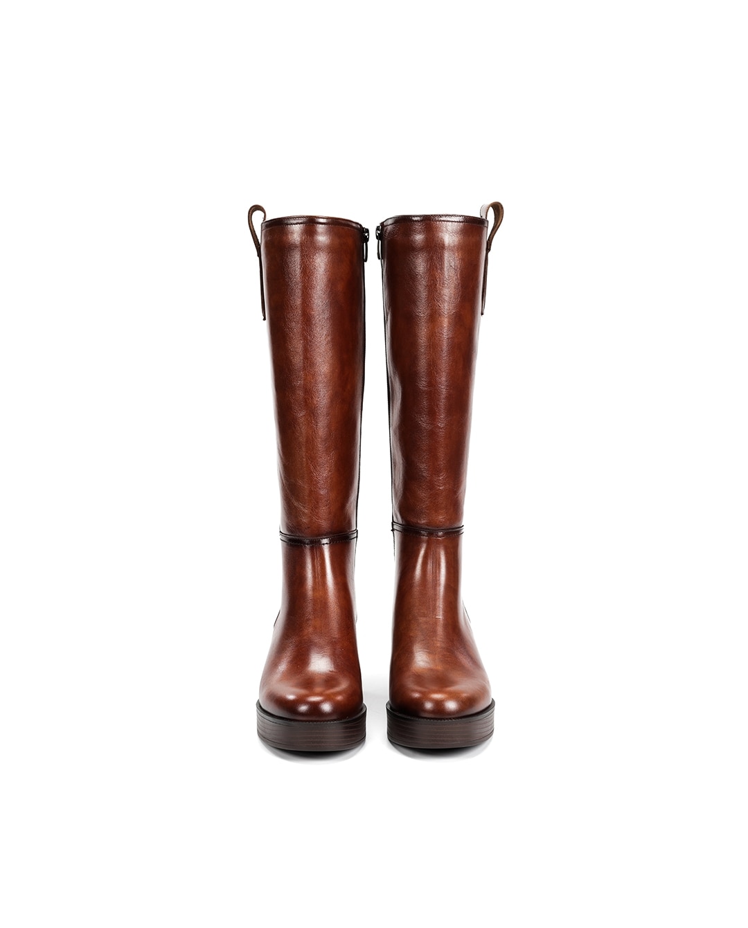 Botas de mujer fabricados en piel - Fluchos - Marrón Marrón-2