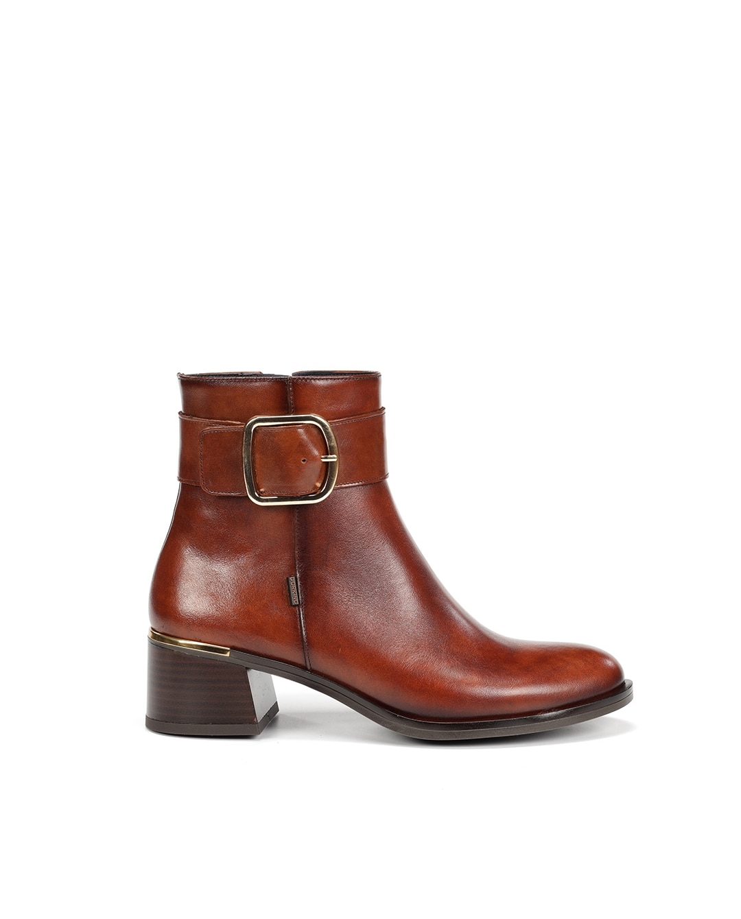 Botines de mujer fabricados en piel - Fluchos - Marrón Marrón-1