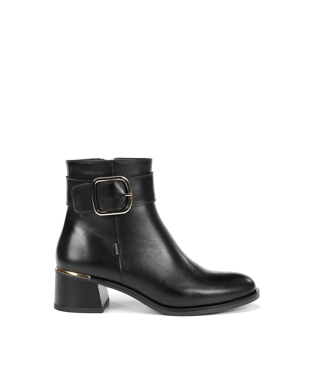 Imagen 0 de Botines de mujer  fabricados en piel Negro