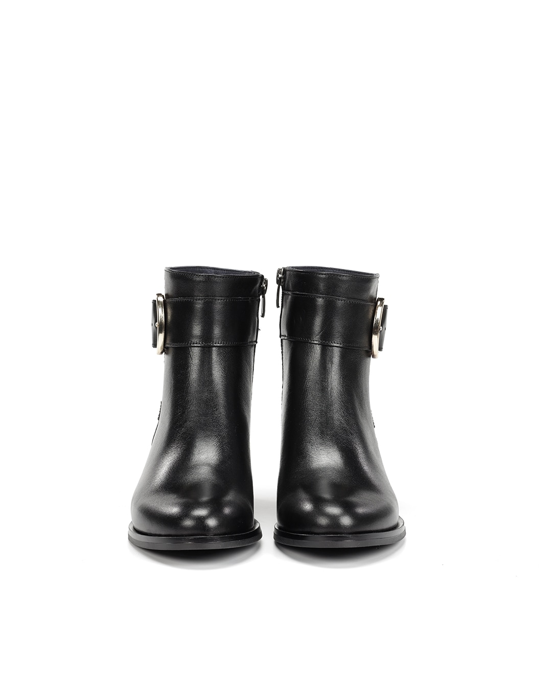 Botines de mujer fabricados en piel - Fluchos - Negro Negro-2