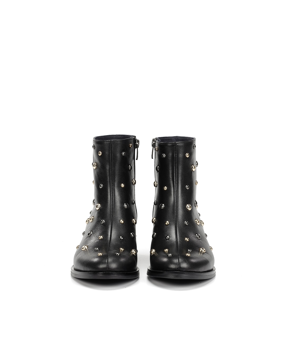 Botines de mujer fabricados en piel - Fluchos - Negro Negro-2