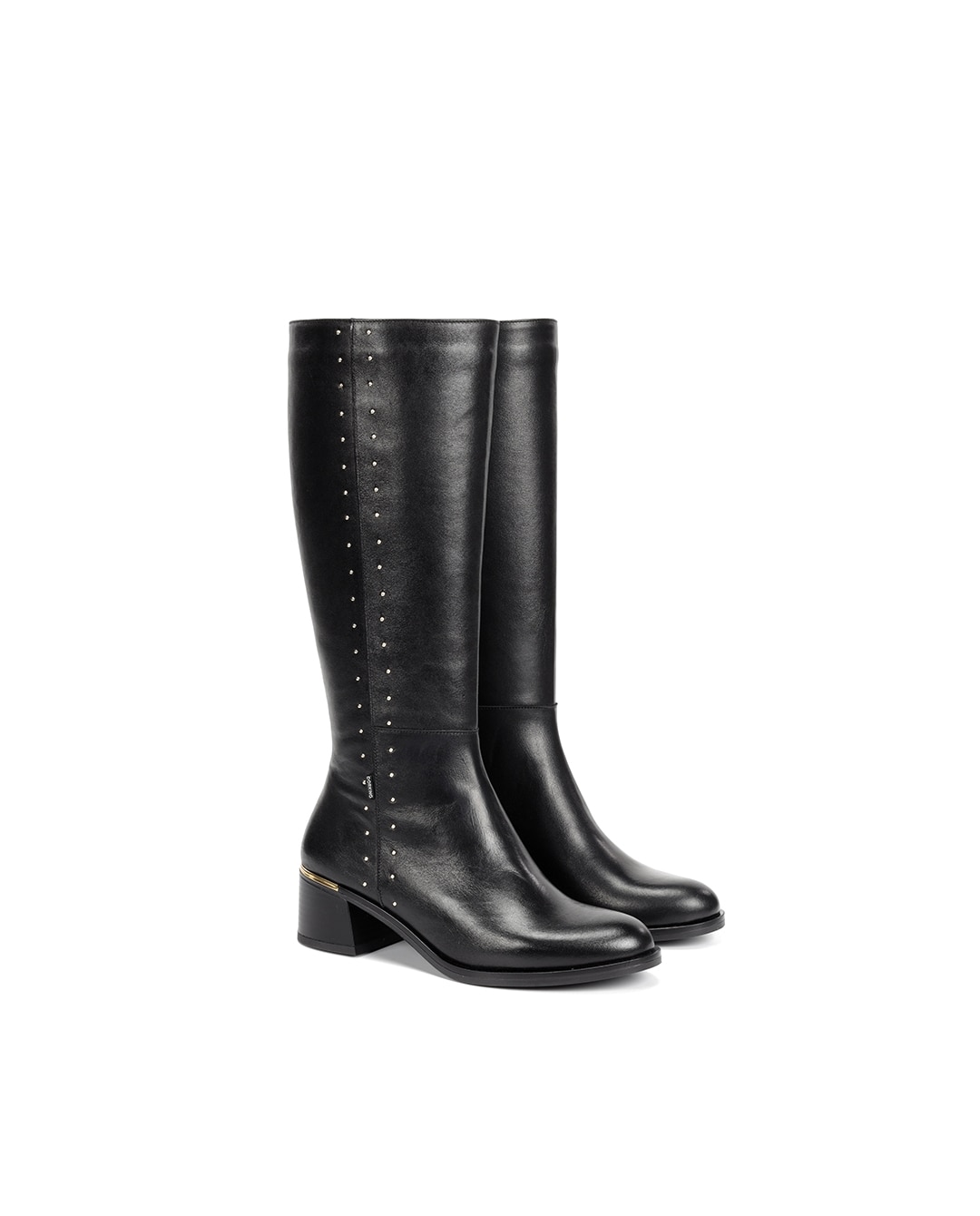 Botas de mujer fabricados en piel - Fluchos - Negro Negro-3