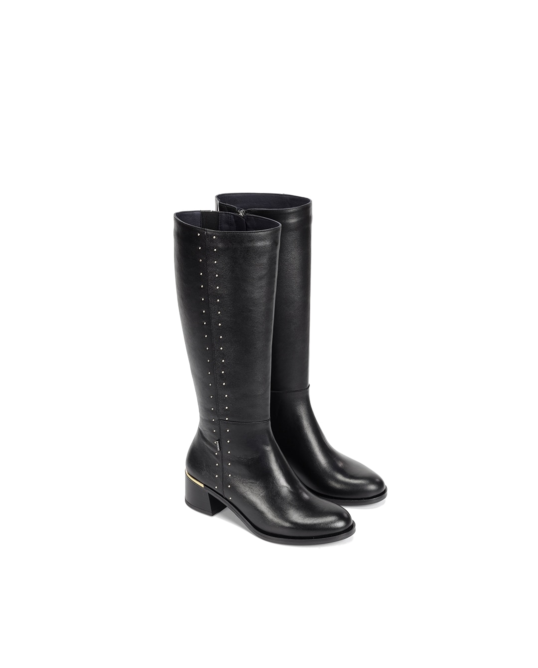Botas de mujer fabricados en piel - Fluchos - Negro Negro-5