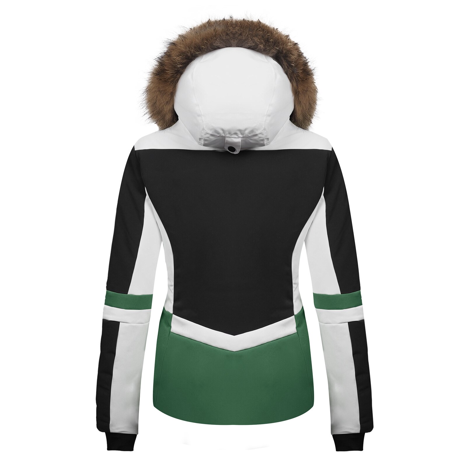 Chaqueta de nieve de mujer Olympic Tsunami - Verde oscuro Verde oscuro-3