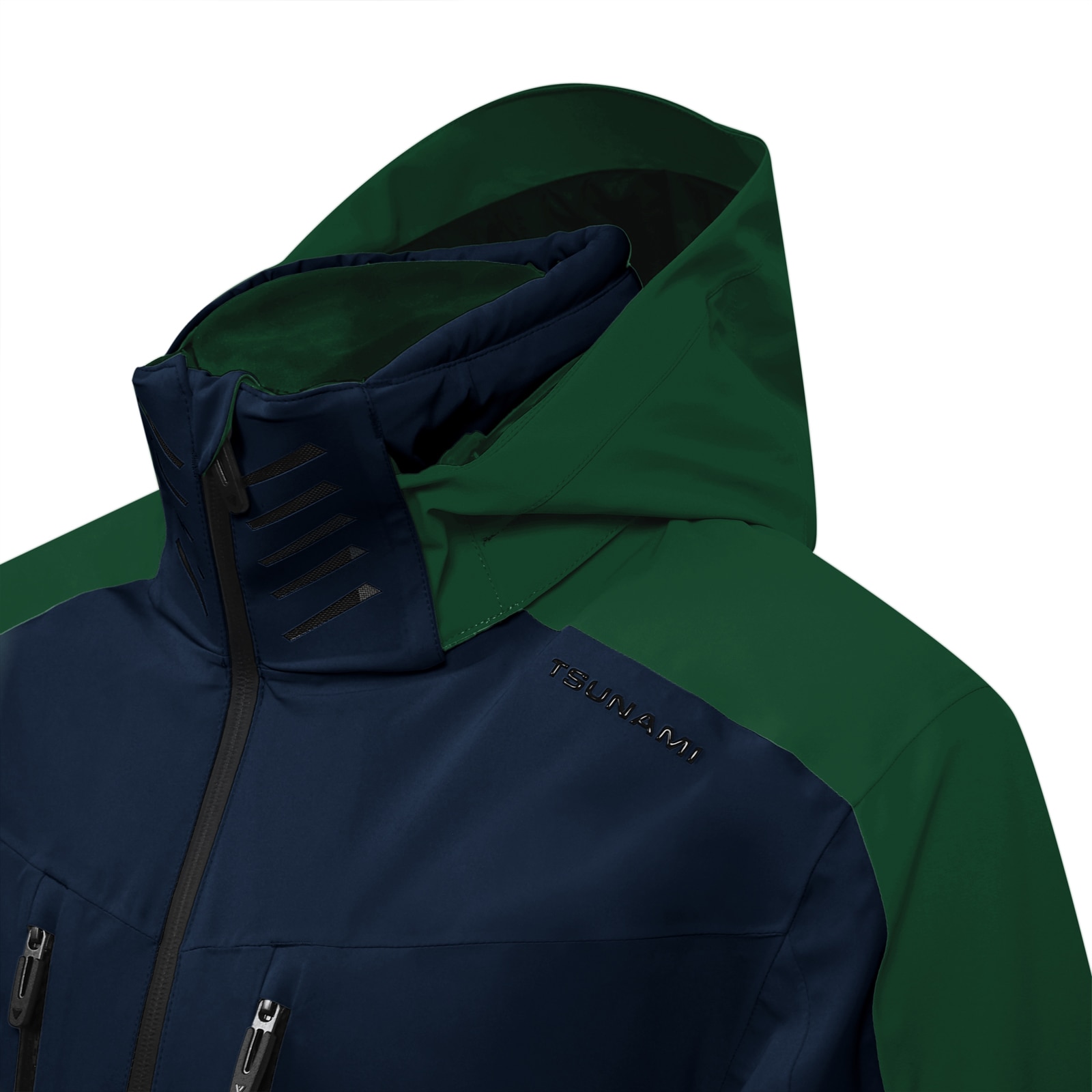 Imagen 4 de Chaqueta de nieve de hombre Predator Tsunami - Azul / Verde Azul / Verde