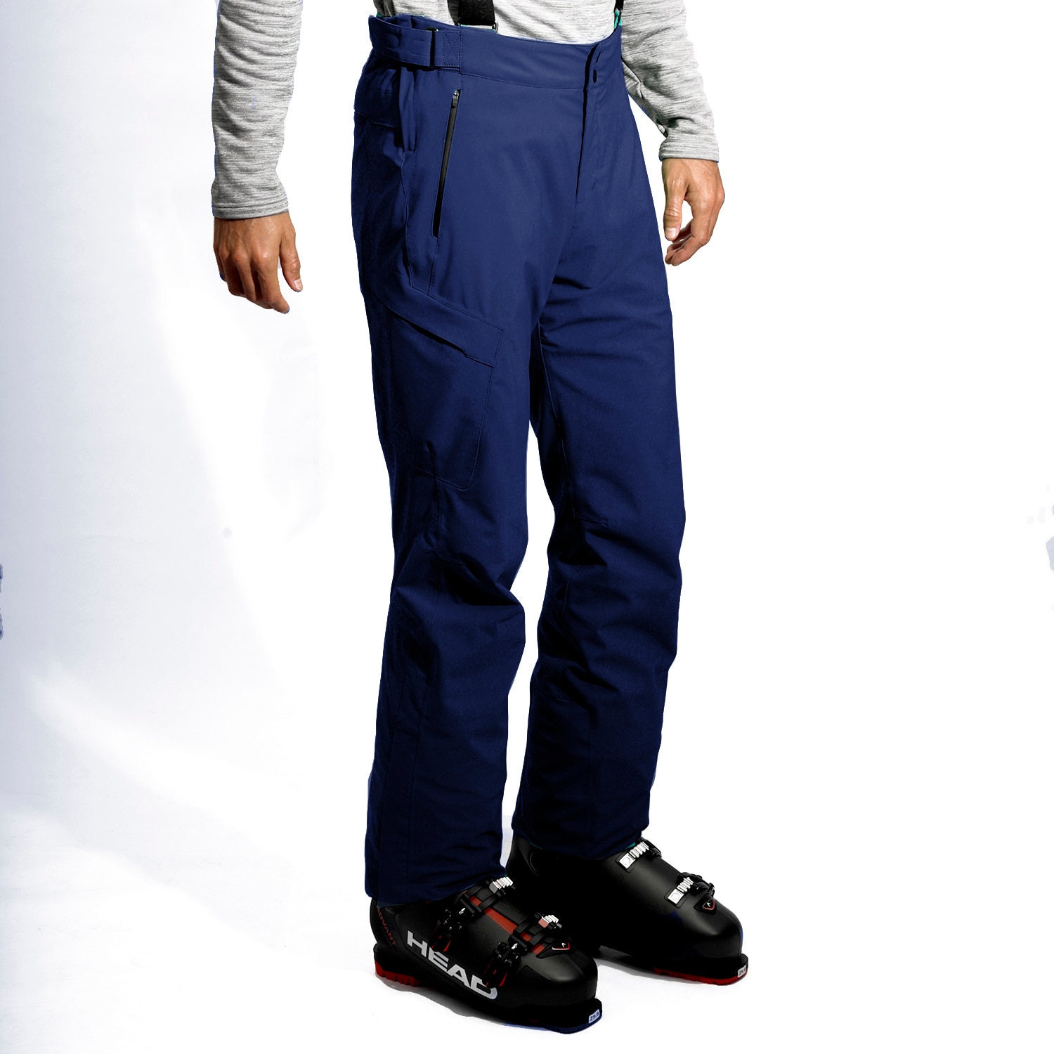 Pantalón de esquí de hombre Power DX Tsunami - Azul marino Azul marino-4