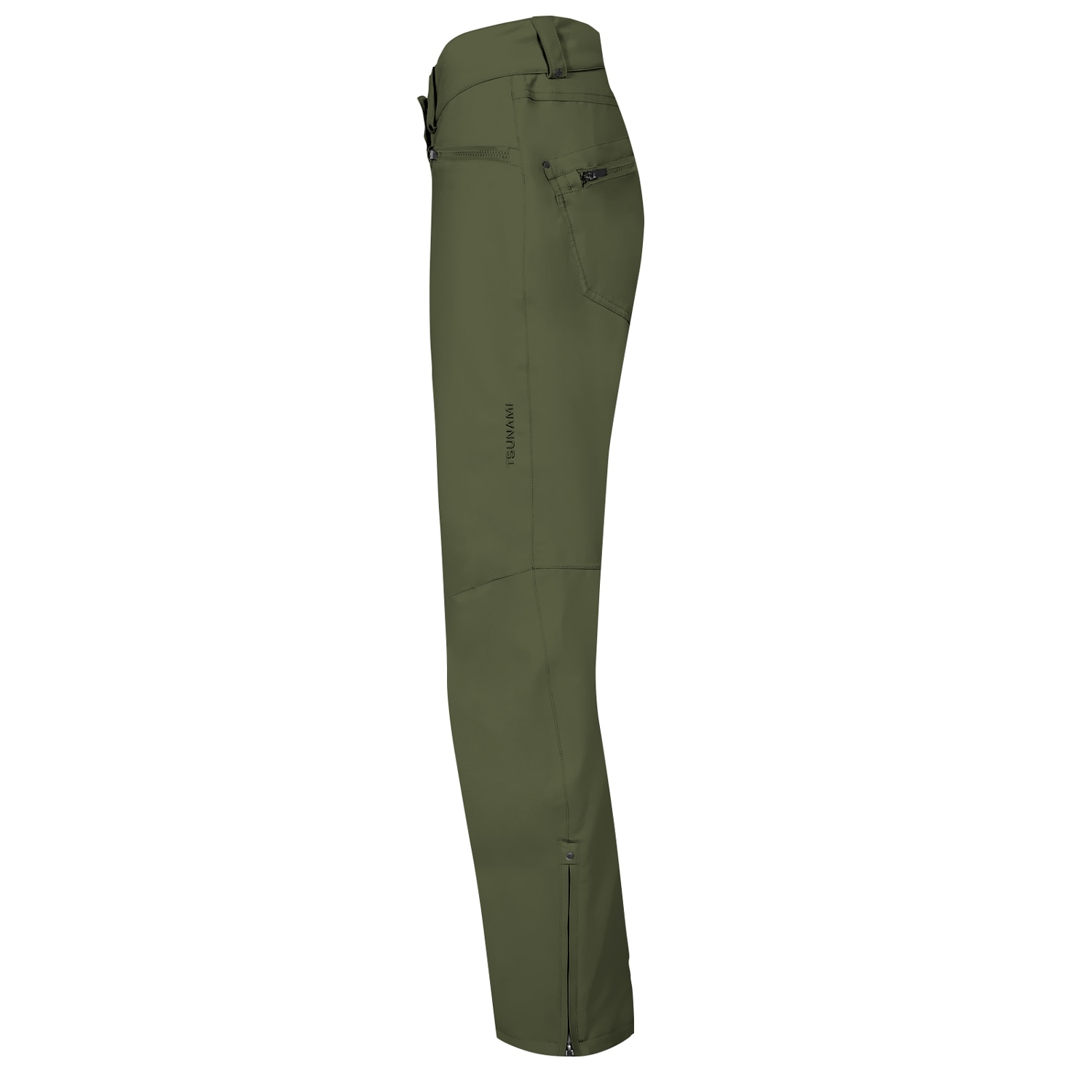 Pantalón de esquí de mujer Power Tsunami - Kaki Kaki-2