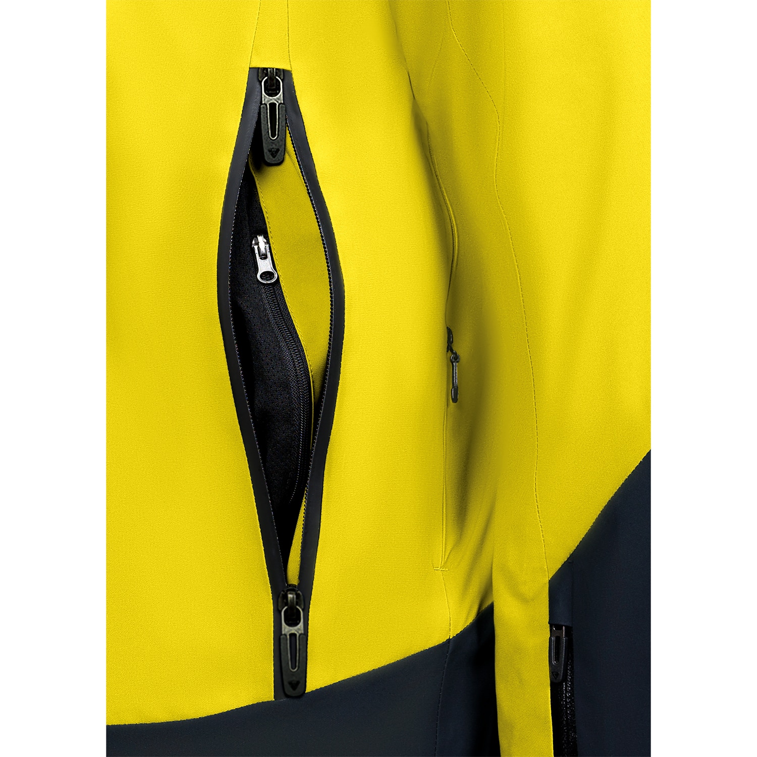 Imagen 4 de Chaqueta de esquí de hombre Slalom VI Tsunami - Amarillo / Negro Amarillo / Negro