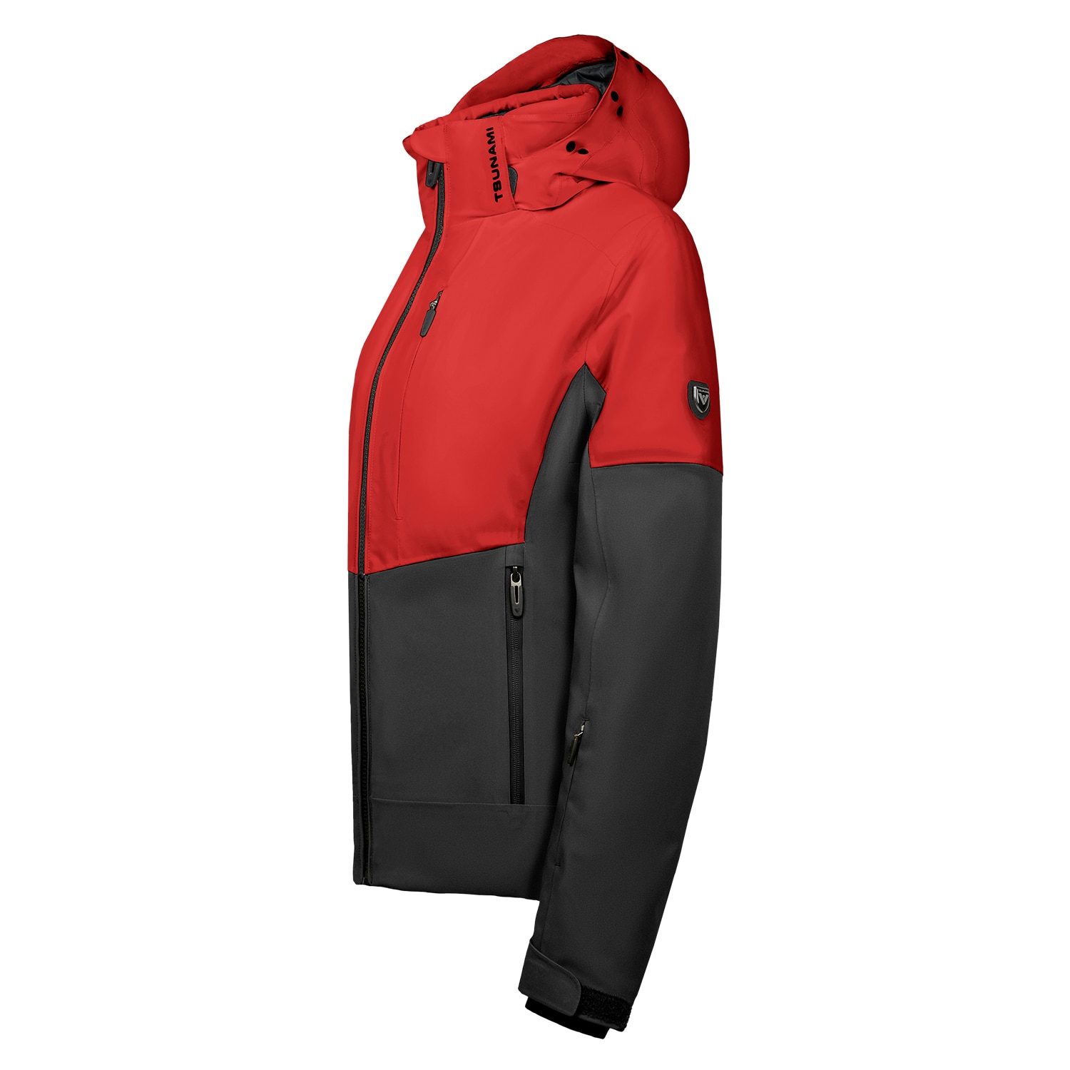 Chaqueta esquí mujer Shadow Tsunami - Rojo / Negro Rojo / Negro-2