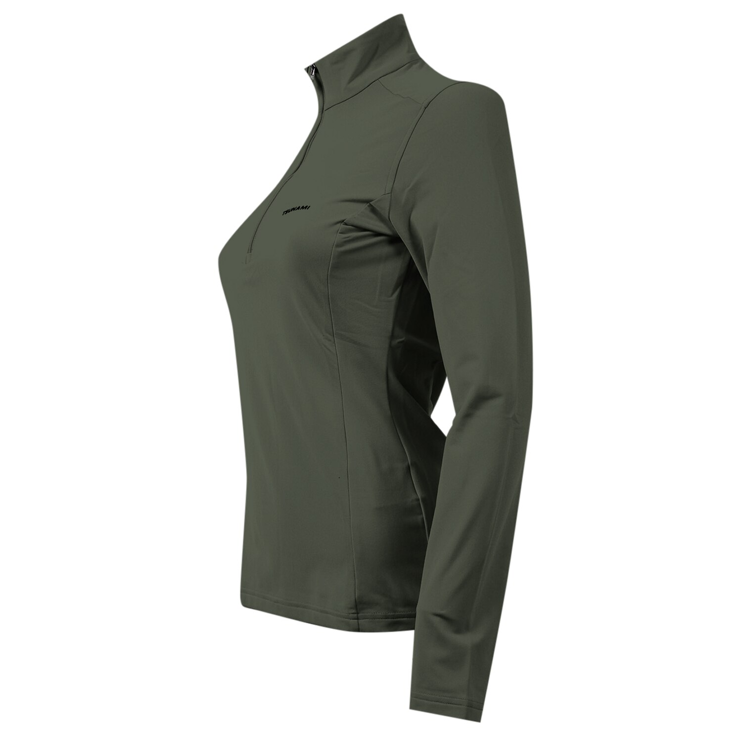 Midlayer mujer Val d'Isere Tsunami - Kaki Kaki-2